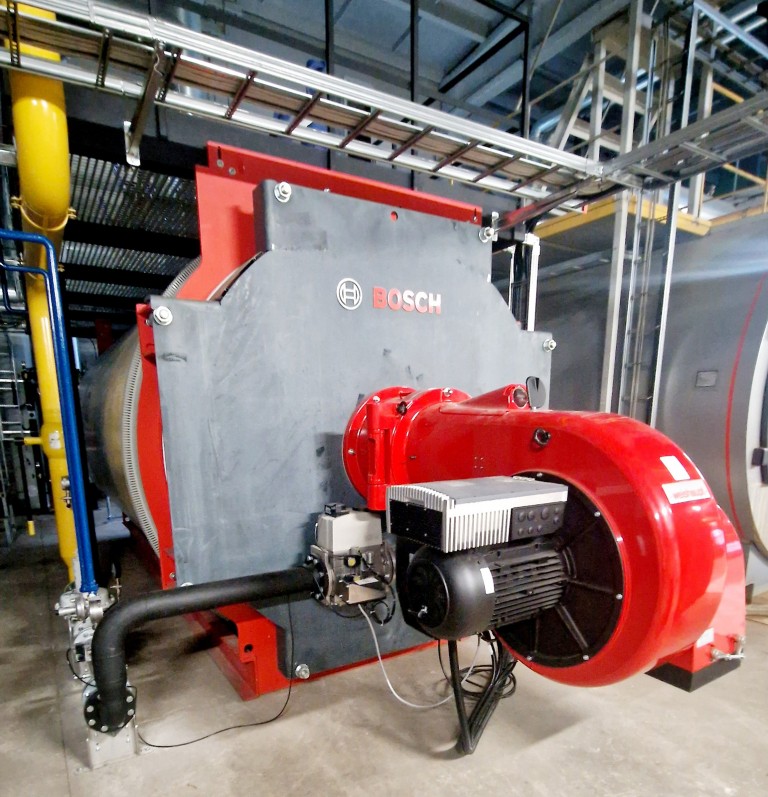 Pilsētas katlumāja 8MW Bosch gāzes katls