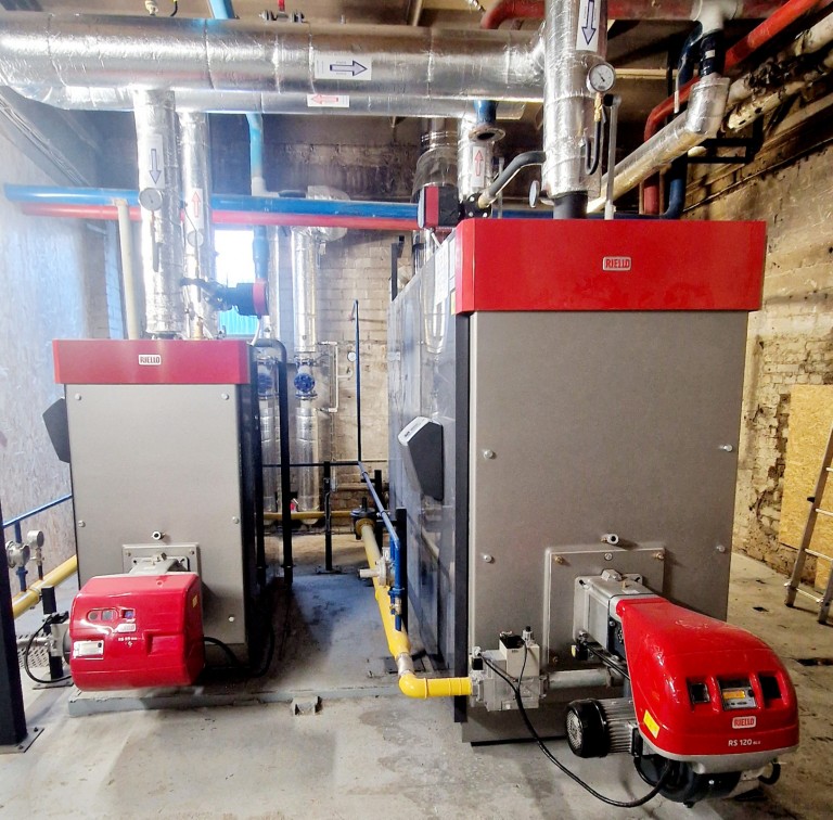 Pilsētas katlumāja ar kopējo jaudu 1600kW